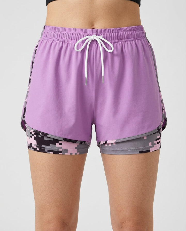 Damen Sportshorts, schnelltrocknend & bequem, ideal für Training, Freizeit oder Sommeraktivitäten.