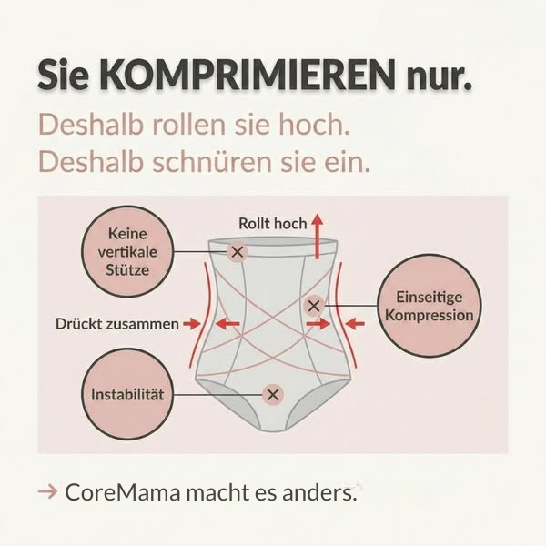 Komfortable Damen Shapewear Shorts, hochgeschnitten, ideal zur Bauchformung nach Geburt.