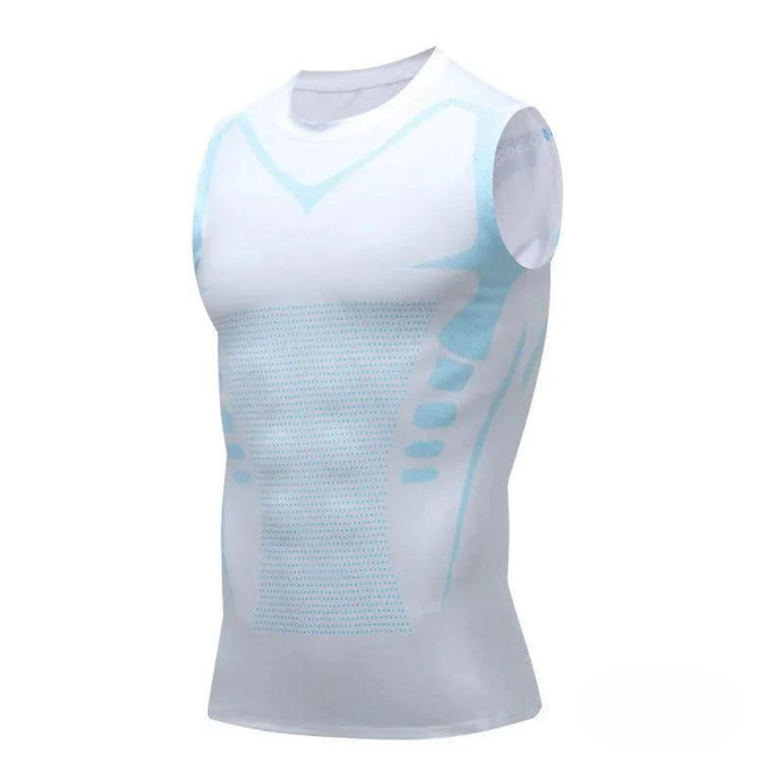 Herren Shapewear Weste für mehr Selbstvertrauen. Verbessert Silhouette & Körperhaltung. Unsichtbare Unterwäsche.