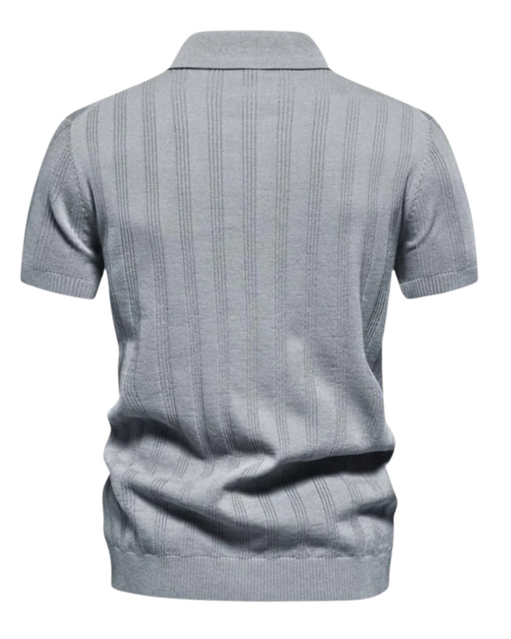 Modernes Slim Fit Herren Poloshirt Kurzarm, atmungsaktiv & komfortabel. Ideal für warme Tage.