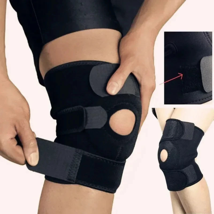 Unisex Sport-Kniebandage für gezielten Knieschutz und optimale Kompression der Patella. Ideal für aktive Menschen.