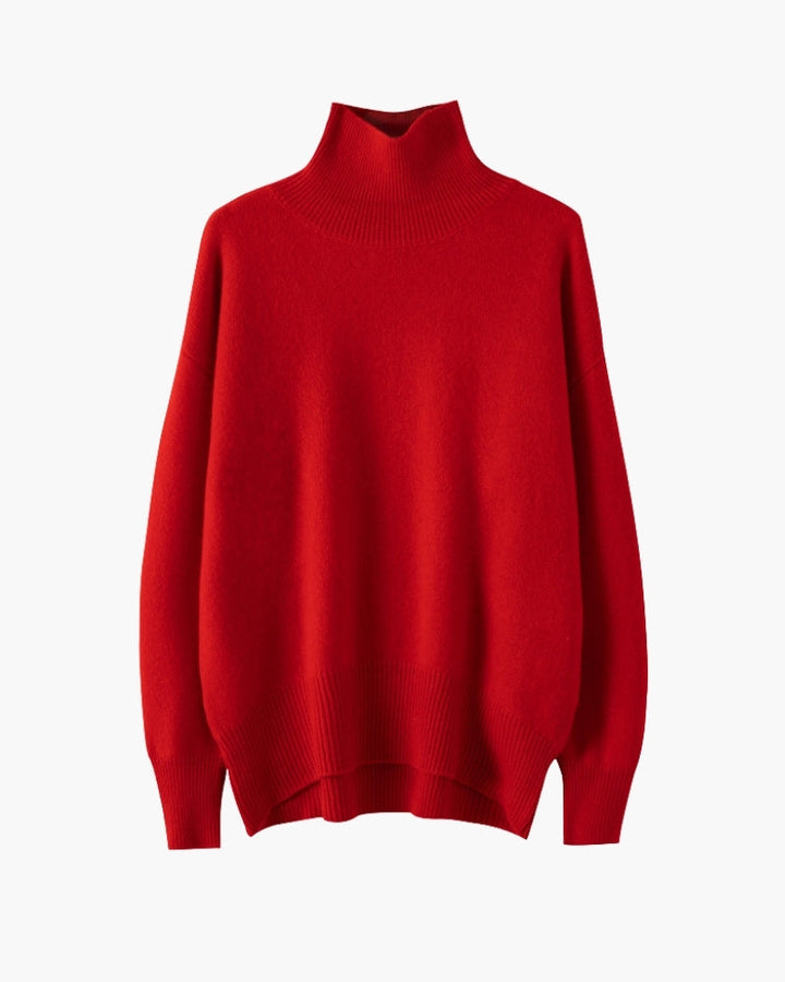 Klassischer Damen Rollkragenpullover für elegante Winter-Looks. Vielseitiger Langarm-Pullover für Büro & Freizeit.