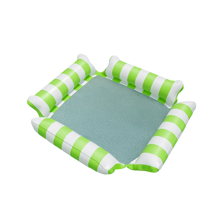 Leichte, aufblasbare Schwimmliege aus PVC für einfachen Transport; perfekt für Badespaß für Kinder & Erwachsene.