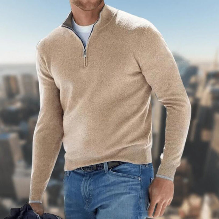 Vielseitiger Herren Cardigan Langarm. Offene Vorderseite, schlichtes Design für lässige Eleganz.