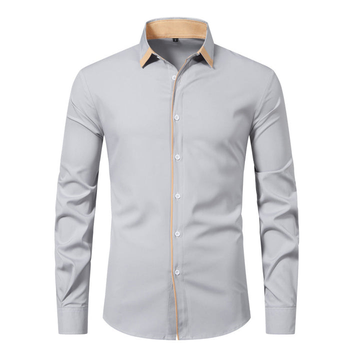 Trendiges Herrenhemd, Modern Fit, mit elegantem Kontrastdesign, ideal für anspruchsvolle Herrenmode.
