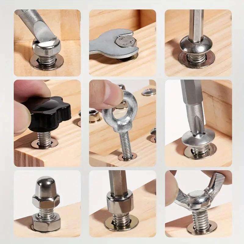Ideales Geschenk: Montessori Aktivitätsboard aus Holz für Kinder, fördert spielerisches Lernen & kognitive Entwicklung.
