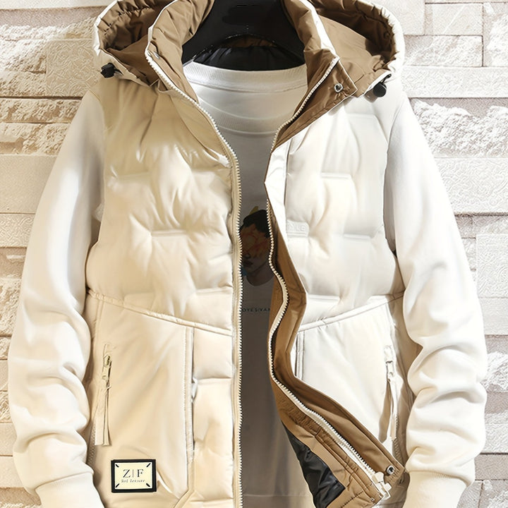 Trendige Herren Kapuzenweste, gesteppt, als stilvolle Ergänzung für jedes Freizeit-Outfit.