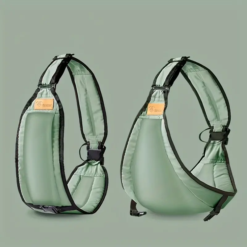 Praktische ergonomische Babytrage für aktive Eltern. Bequeme Tragehilfe, verstellbar & atmungsaktiv, ganzjährig.