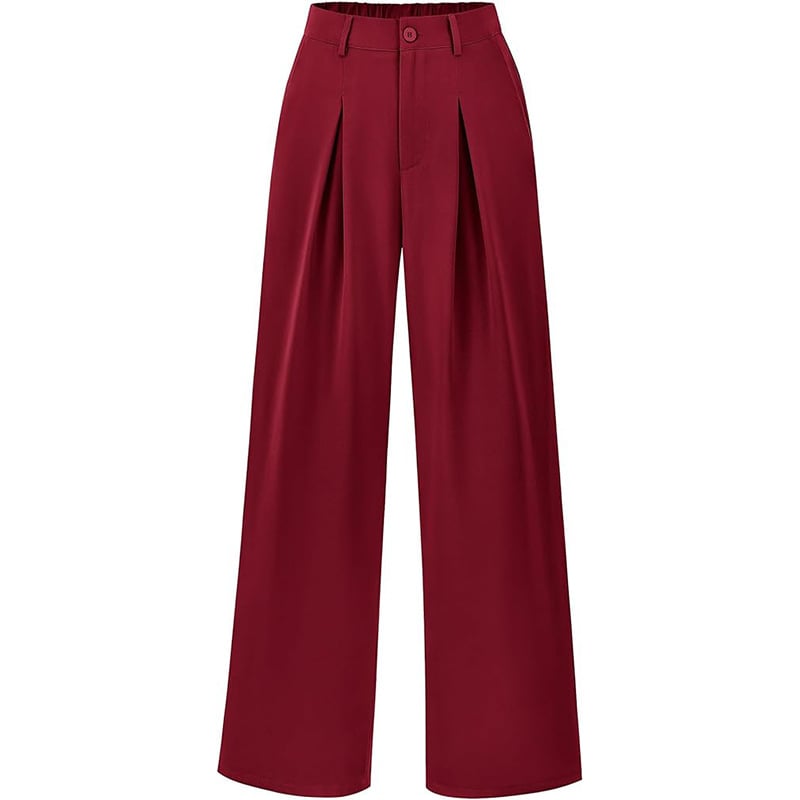 Stilvolle & bequeme Damenhose: hochtailliert, weites Bein. Perfekt für den ganzen Tag. Modisch & chic.