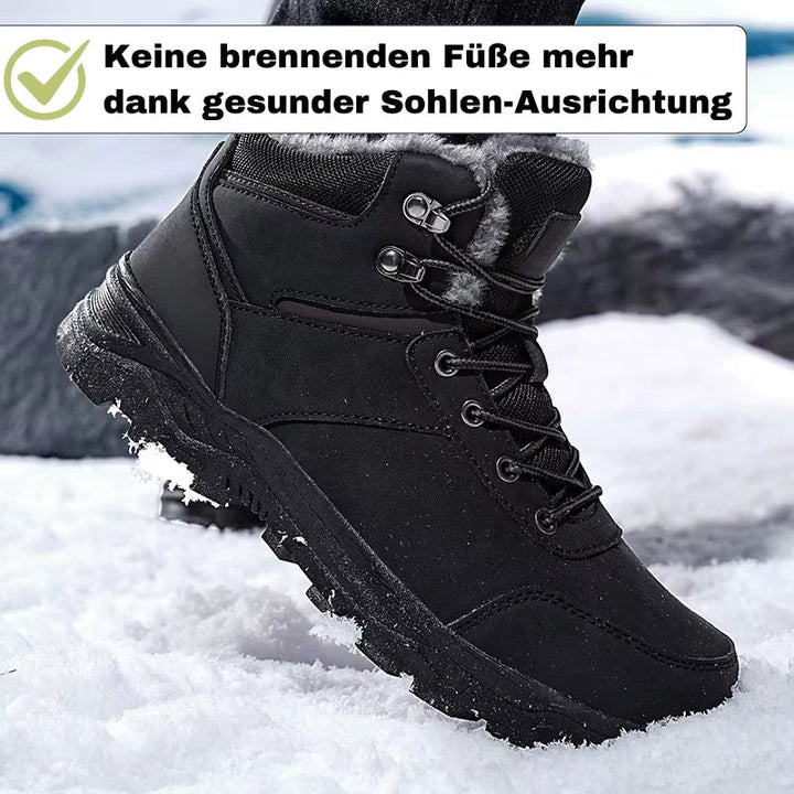 Warme, wasserdichte Damen Winterschuhe mit Kälteschutz. Ideal für trockene Füße und Wärme bei Schnee & Eis.