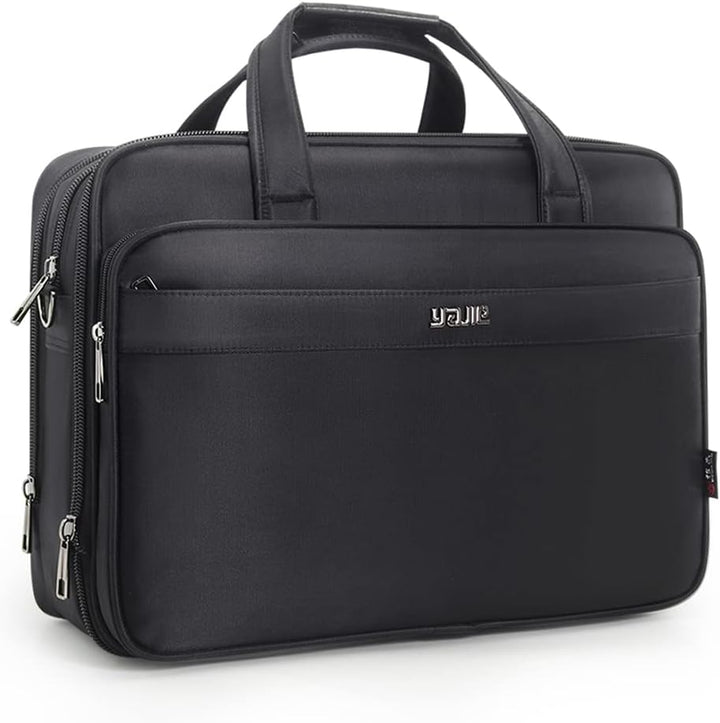 Herren Canvas Laptop & Business Tote Bag, professionell & stilvoll, ideal für Büro, Pendeln & Reisen.
