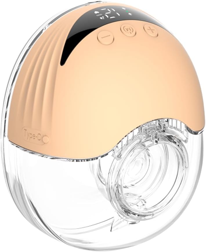 Mirava Brustpumpe, freihändig, hygienisch, mit LED-Display und USB-C Ladeport.