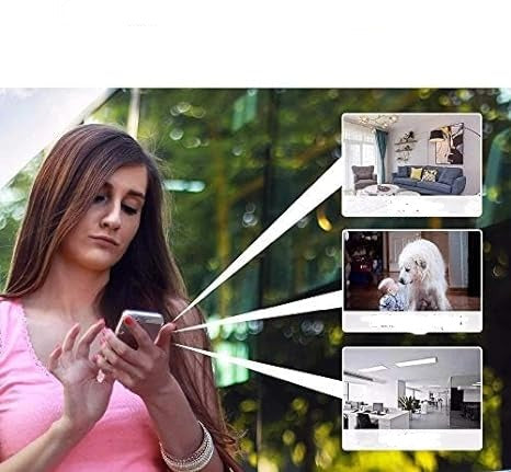 Vielseitige drahtlose 1080P Mini Kamera für Innen & Außen, zuverlässige Überwachung mit Nachtsicht.