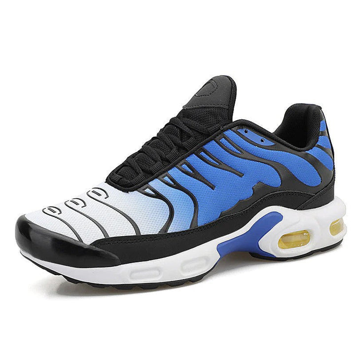 Herren Laufschuhe Titan in Grau, atmungsaktiv mit Air Cushion Dämpfung für optimalen Komfort beim Laufen.