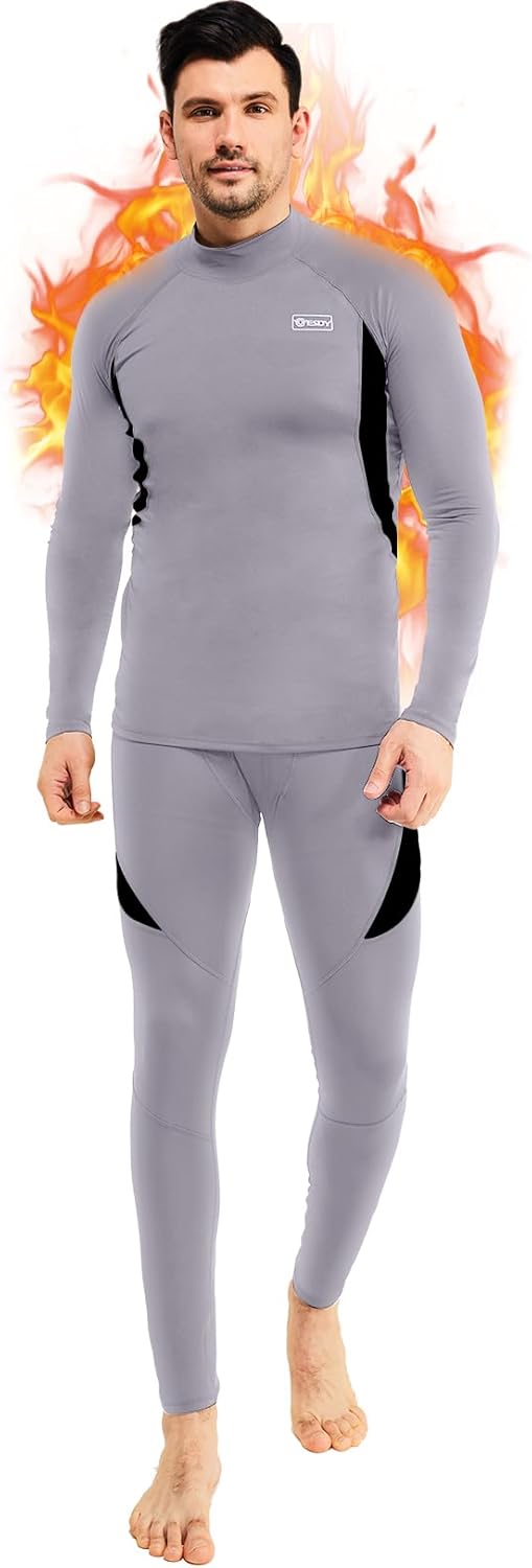 Herren Ski-Unterwäsche-Set, leicht, wärmeisolierend, flexibel für maximale Bewegungsfreiheit.
