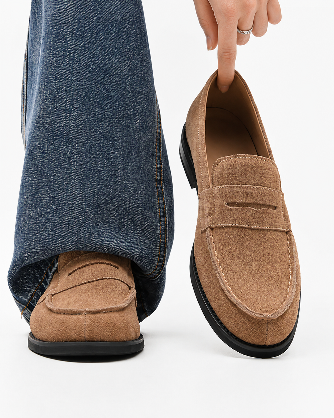Leichte Herren Sommerschuhe, bequeme Loafer Slipper für Spaziergänge und entspannte Outdoor-Aktivitäten.