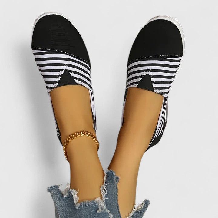 Details der flexiblen Sylvia Komfortschuhe, atmungsaktiv und ideal als Freizeitschuh.