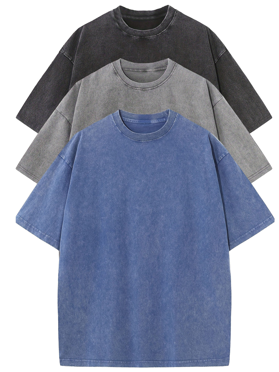 Weiches Herren T-Shirt im Oversize-Schnitt mit lässigem Vintage Look. Ideal als Basic für Freizeit und Frühling.