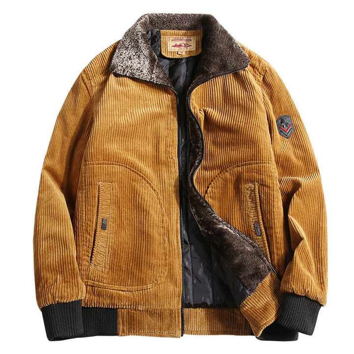 Warme Herren Winterjacke in Armeegrün, bequem und in Übergröße erhältlich. Stilvolle Oberbekleidung.