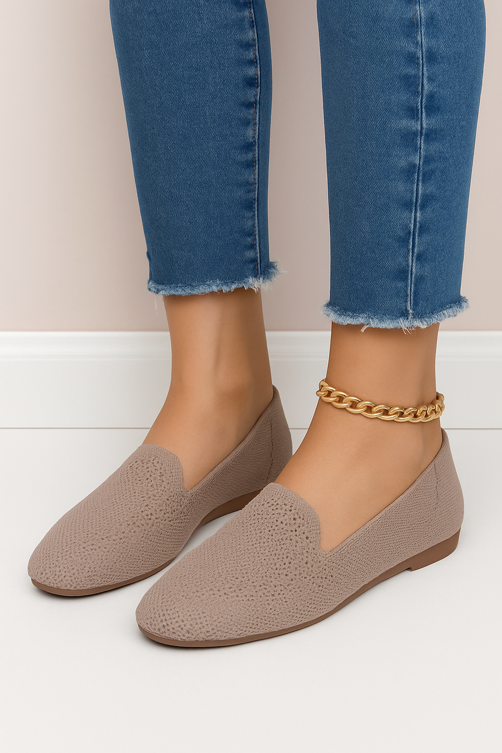 Flexible & leichte Damen Loafer Slipper für den Sommer. Atmungsaktive Freizeitschuhe für hohen Komfort.