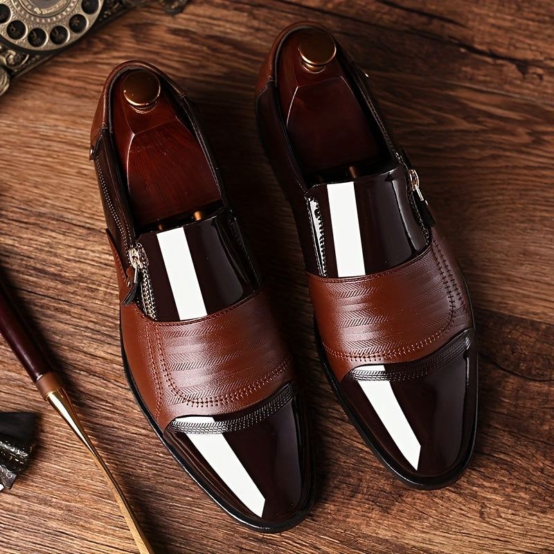 Schwarze Herren Business Loafers, elegant & klassisch für Büro & festliche Anlässe.