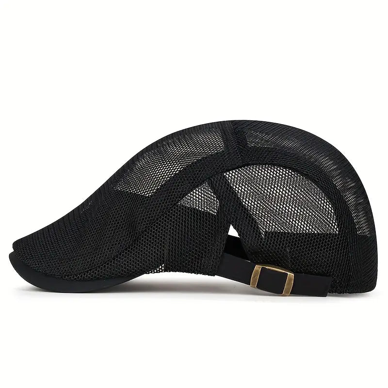 Marineblaue Herren Mesh Kappe Beckett. Atmungsaktiv, leicht & verstellbar. Ideal für Sport, Freizeit & Sommer.