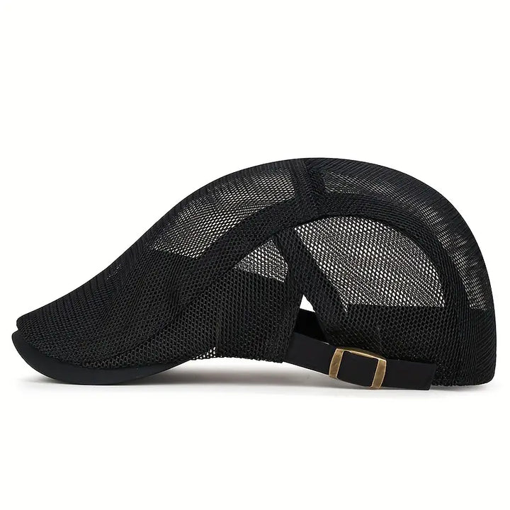 Marineblaue Herren Mesh Kappe Beckett. Atmungsaktiv, leicht & verstellbar. Ideal für Sport, Freizeit & Sommer.