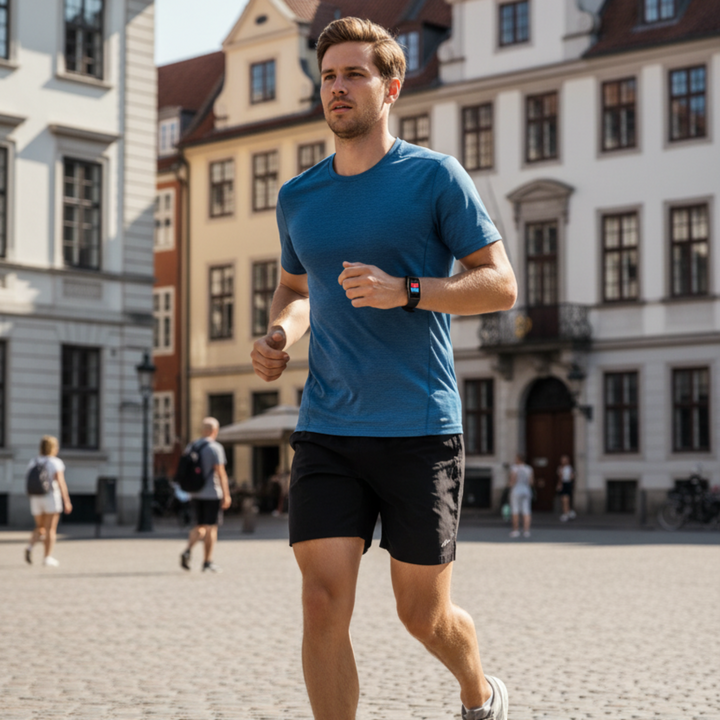 Intelligentes Fitnessarmband: Pulsmesser, Schlaftracker & Schrittzähler für umfassende Gesundheitsüberwachung. Unisex.
