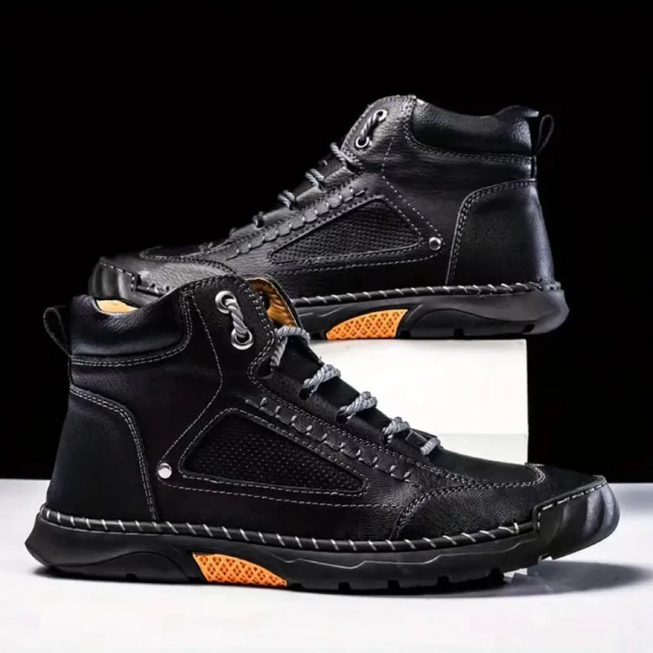 Hochwertige Herren Business-Schnürschuhe, ergonomisch, mit dämpfender & rutschfester Außensohle.