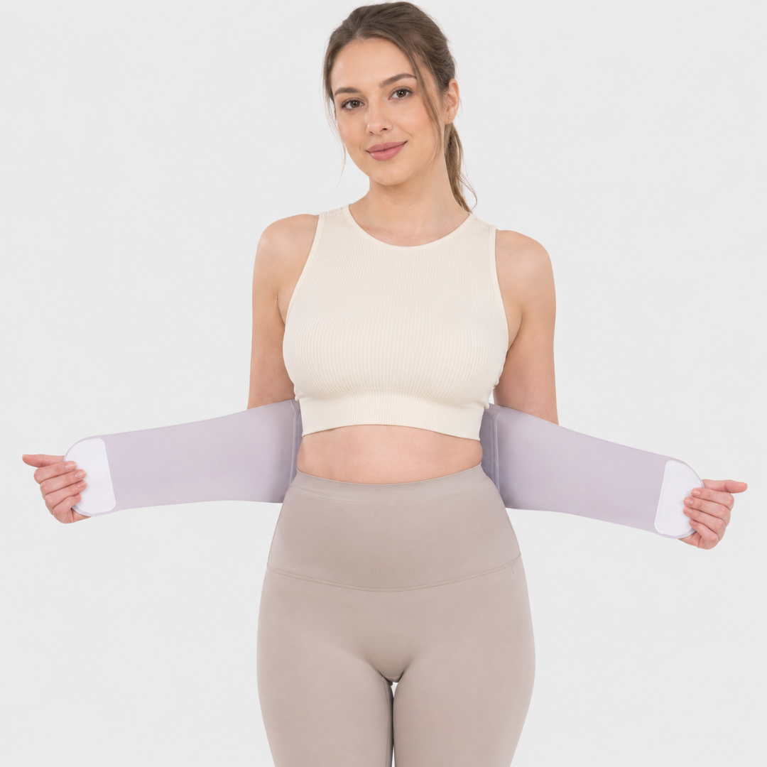 Unisex verstellbare Lendenwirbelstütze in Blau zur Rückenentlastung und Schmerzlinderung. Ideal für Rückenstütze.