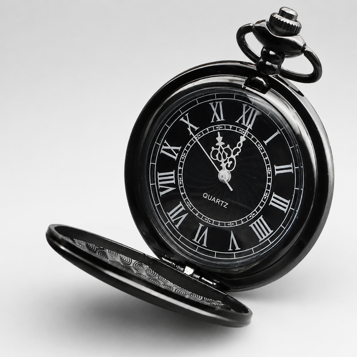 Stilvoller Retro-Taschenuhr-Anhänger aus Legierung, ideales Accessoire für Sie & Ihn.