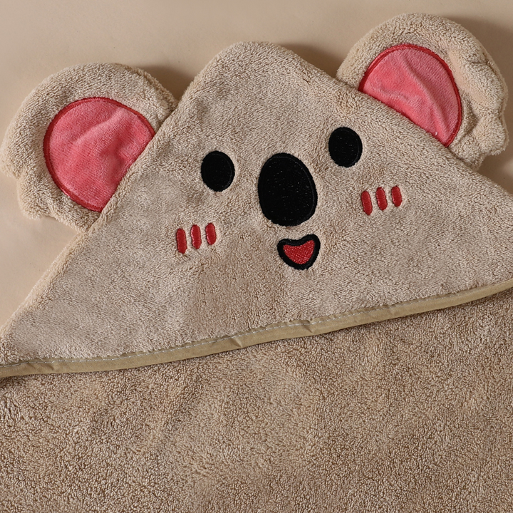 Geschenk Baby: Schnelltrocknendes Kapuzenhandtuch für Jungen und Mädchen. Saugfähiges Badetuch für die Badezeit.