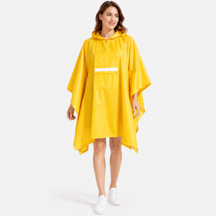 Stilvoller Herren Regenponcho, leicht & kompakt, unverzichtbarer Begleiter für jede Outdoor-Aktivität.