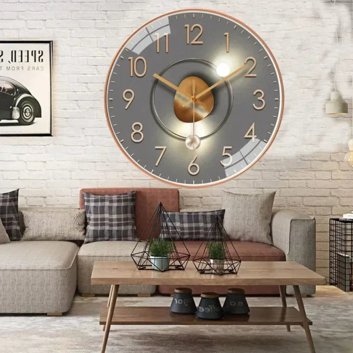Zeitlose digitale Wanduhr für Küche & Büro; klares LCD-Display für sofortige, unkomplizierte Zeitanzeige.