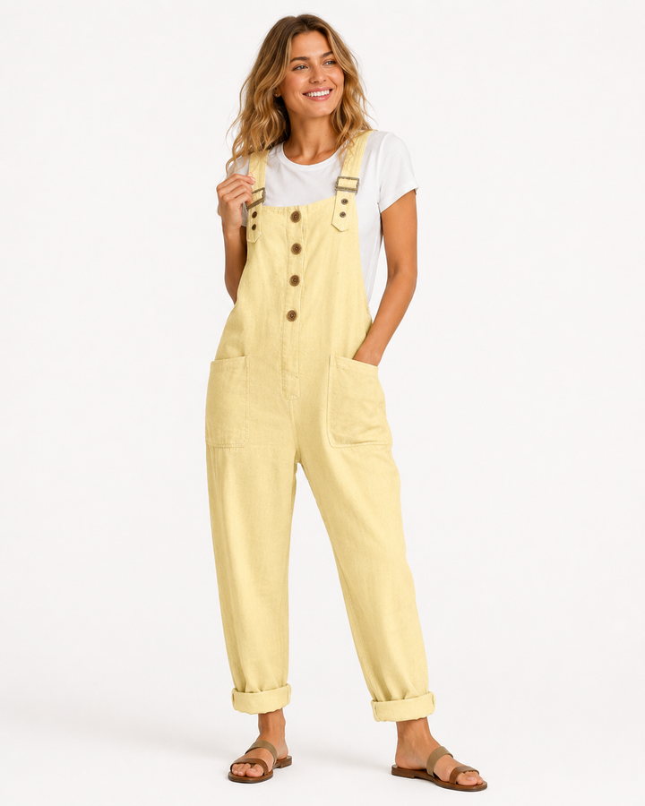 Eleganter Damen Overall Jumpsuit mit bequemer Passform für stilvolle Alltagslooks.