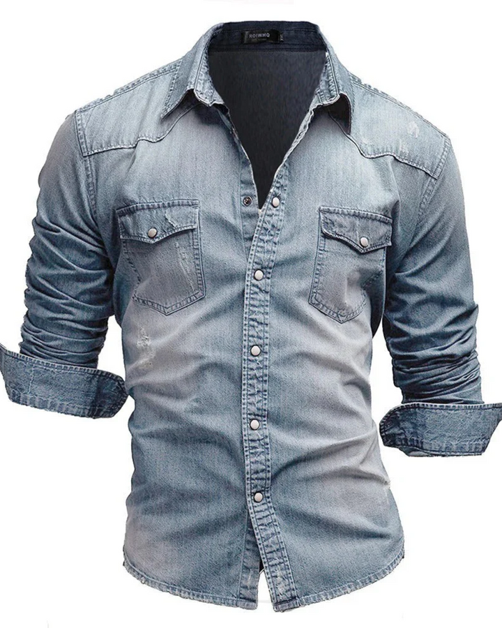 Klassisches Herren Langarmhemd, vielseitig und stilvoll, mit bequemem Schnitt für moderne Alltagslooks.