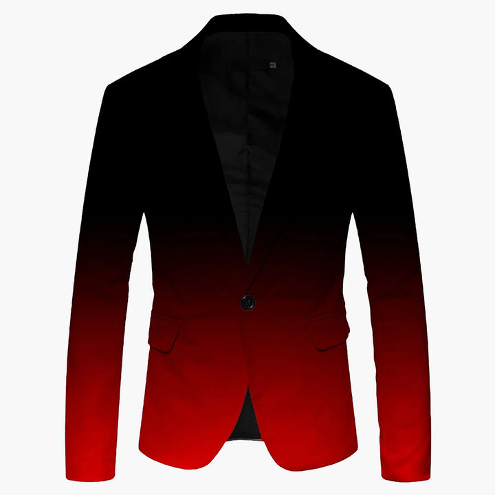 Ein-Knopf Verschluss & schmales Revers des modernen Herren Slim Fit Sakkos, anthrazit, stilvoll.