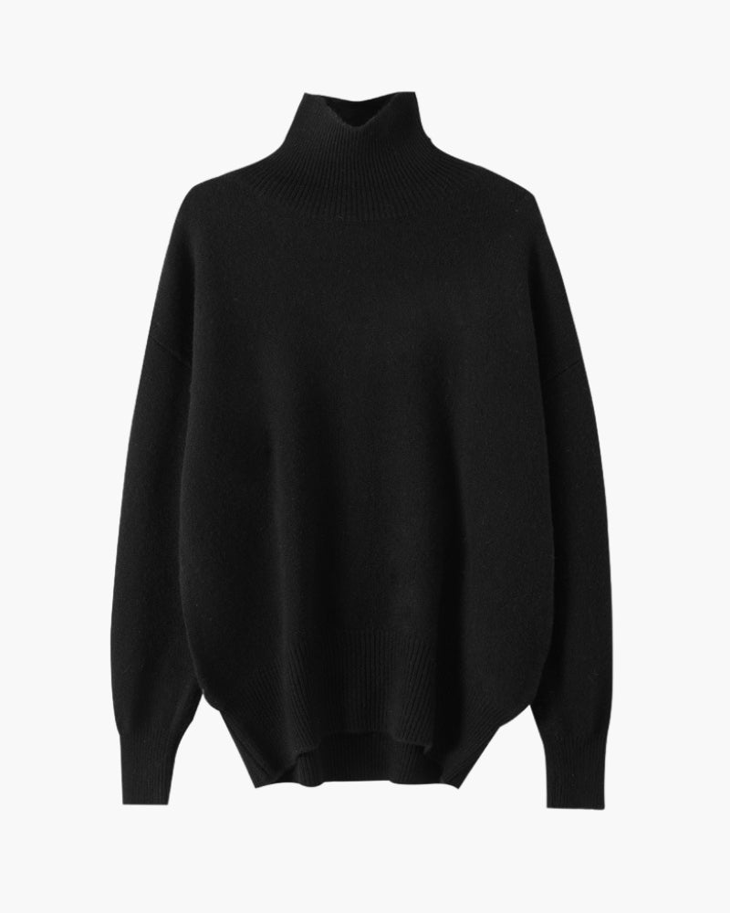 Modischer Damen Rollkragenpullover, schick und gemütlich. Perfekter Basic-Pullover für den Winter und Übergang.