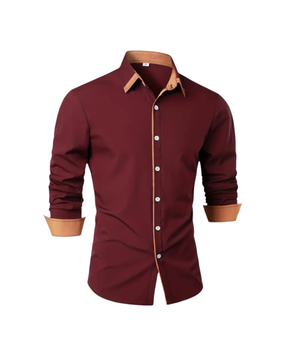 Bequemes Herrenhemd Button-Up für Freizeit & Business Casual. Klassisch, modern & atmungsaktiv, Langarm.