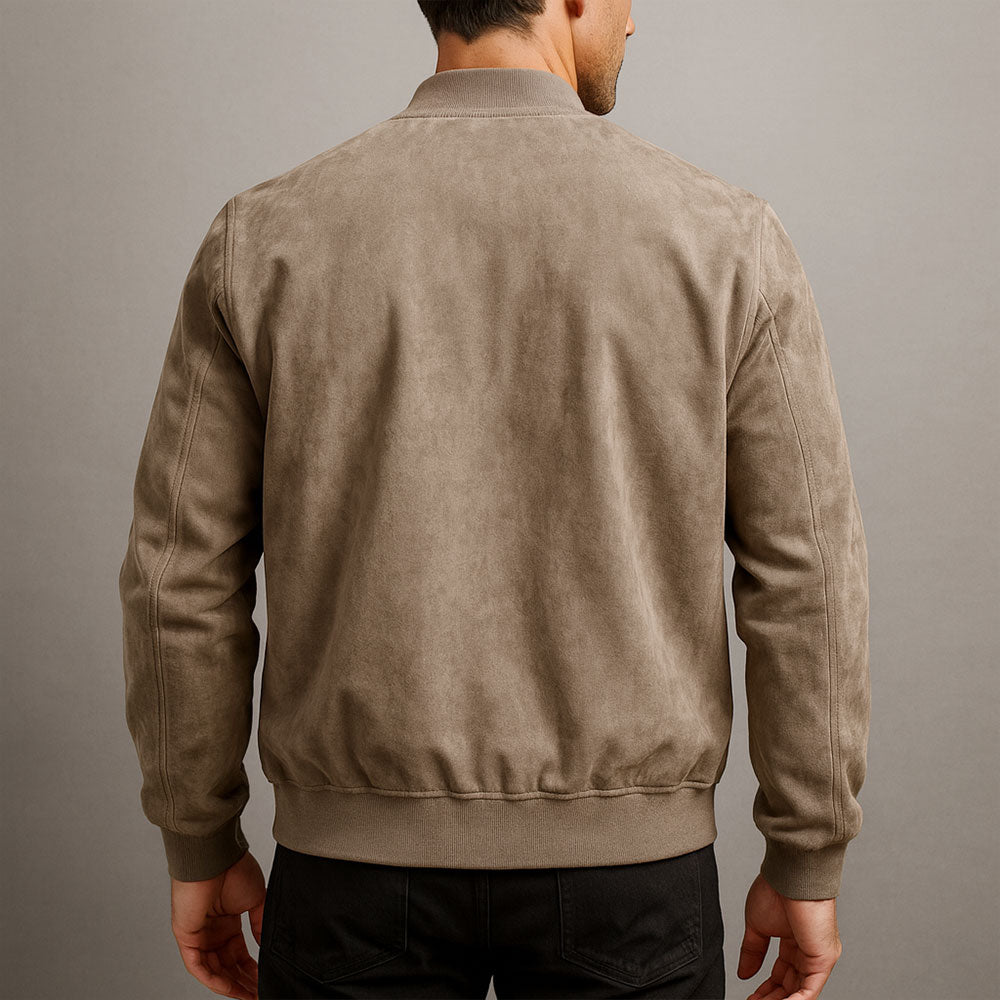 Weiche, atmungsaktive Herren Bomberjacke im Regular Fit, perfekt für den Alltag und entspannte Freizeit-Looks.