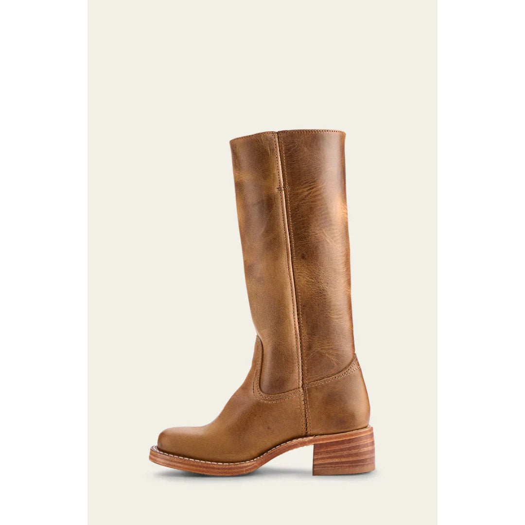 Wadenhohe Damenstiefel "Naomi" aus Leder, moderne Herbstschuhe für stilvollen Tragekomfort.
