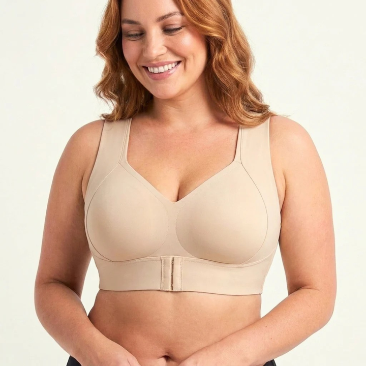 Innovativer Haltgebender BH für Damen, rückenstützend und extrem bequem, perfekt für bessere Körperhaltung.