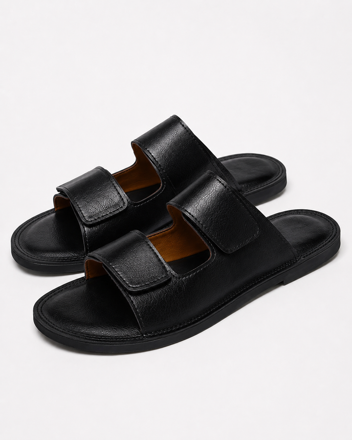 Wasserdichte Herren-Freizeitsandalen für Outdoor-Aktivitäten, Strand & Urlaub. Komfortable Klettverschluss-Sommerschuhe.