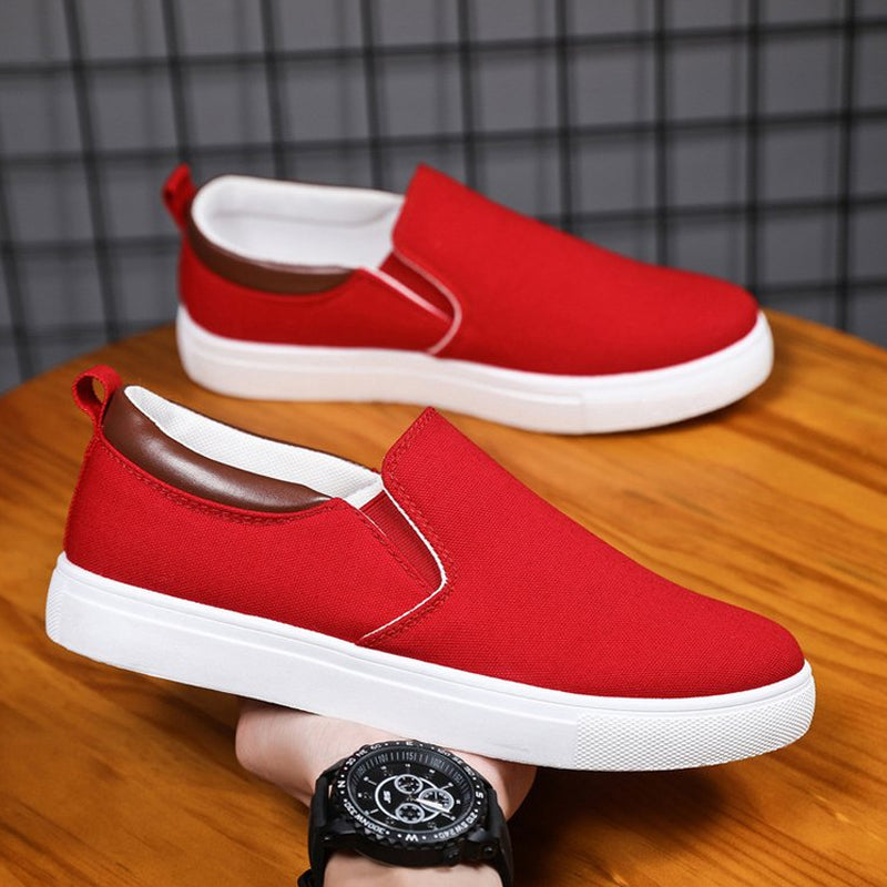 Stylische Lennard Slip-On Canvas-Schuhe für Herren, bequeme Alltagsschuhe für modernen Look.