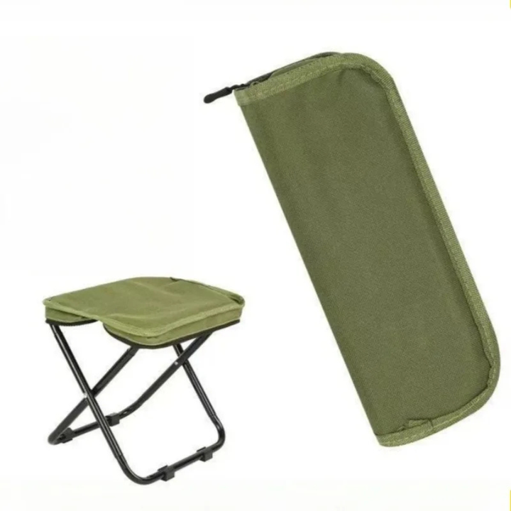 Stabile Sitzgelegenheit für Outdoor. Faltbarer, leichter Kompakthocker, ideal für Camping & Wandern.