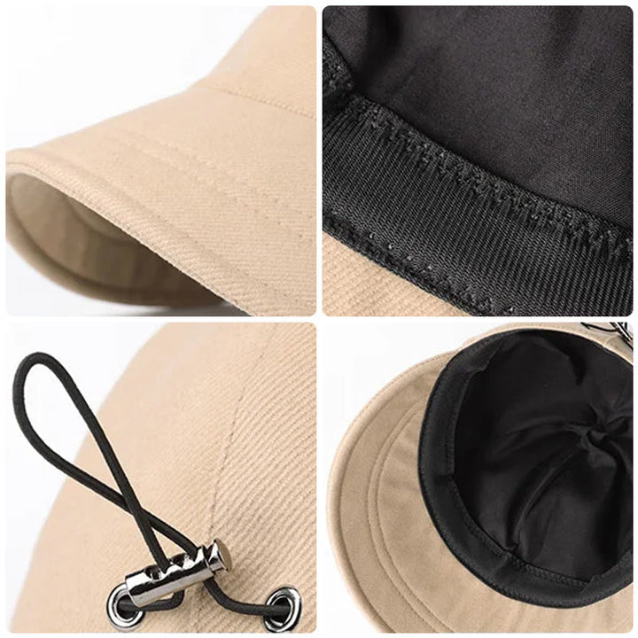 Khakifarbener Damen Sommerhut "Alina", atmungsaktiv und ideal für Outdoor-Aktivitäten.
