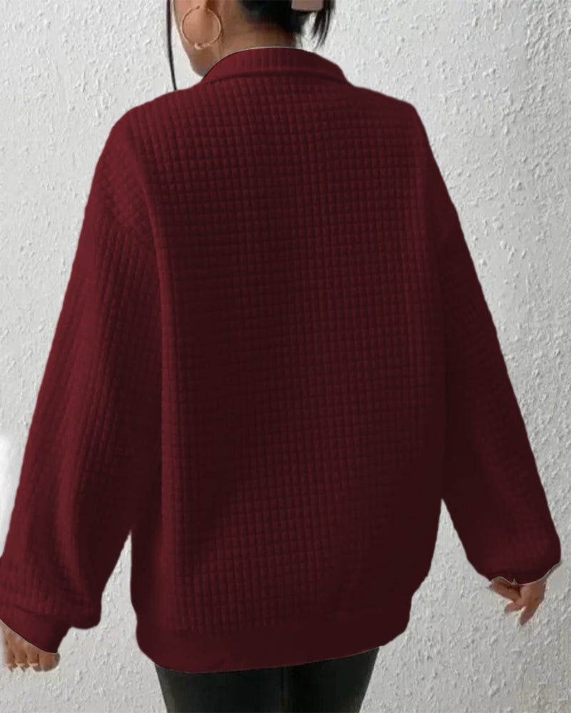 Weicher Damen Langarmpullover, modern und gemütlich. Ideal als Herbstmode für jeden Anlass.