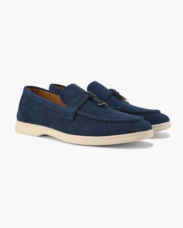 Business Loafer für Damen, Schwarz, mit Steppnaht. Elegant & bequem für den Arbeitstag.