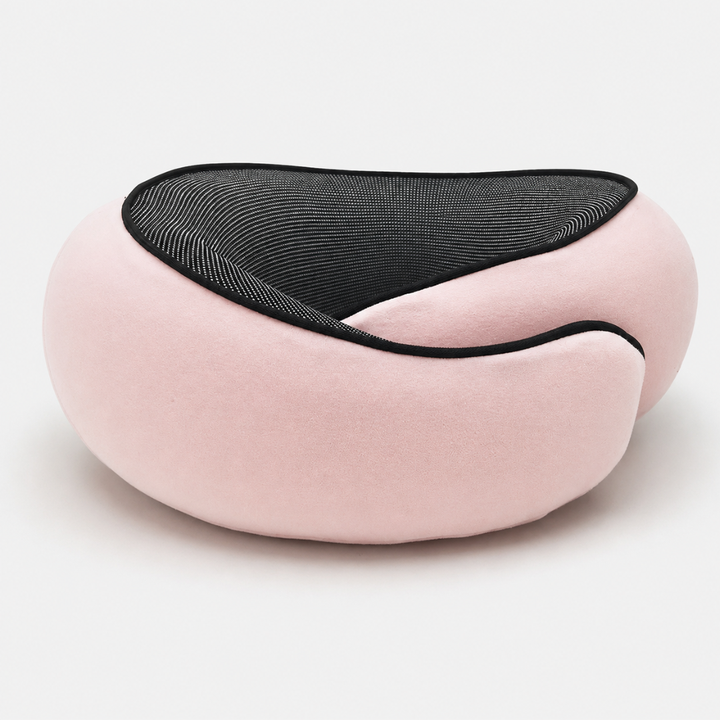 Komfortables Memory Foam Reisekissen für Busreisen und Zugfahrten, sorgt für Entspannung.