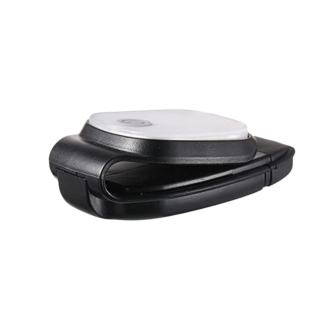 USB-aufladbare LED-Clip-Leuchte, Sicherheitslicht zum Laufen & Wandern. Kompakt für Outdoor-Beleuchtung.